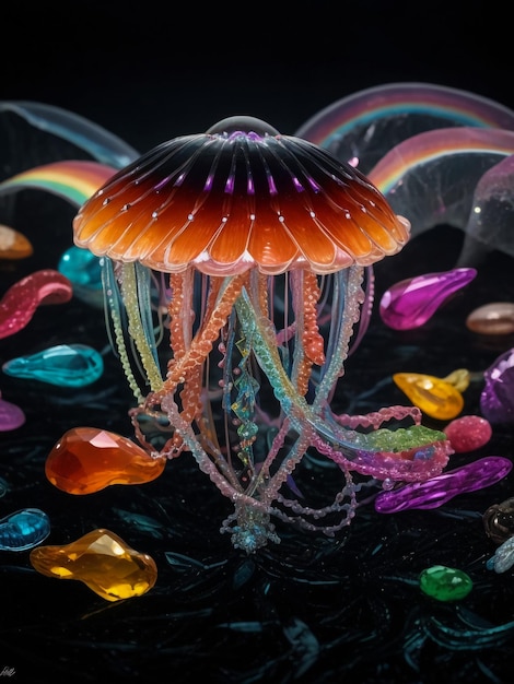 Псилоцибинные грибы 3D иллюстрация Обычно известные как волшебные грибы группа грибов, которые содержат