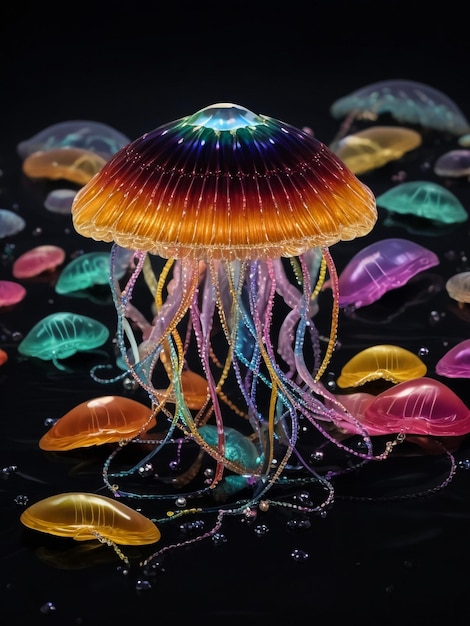 Psilocybine paddenstoelen 3D-illustratie Algemeen bekend als magische paddenstokken een groep schimmels die