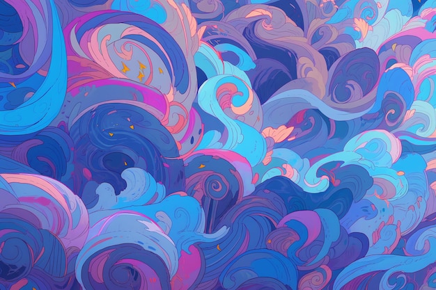 A psychedelic abstract background