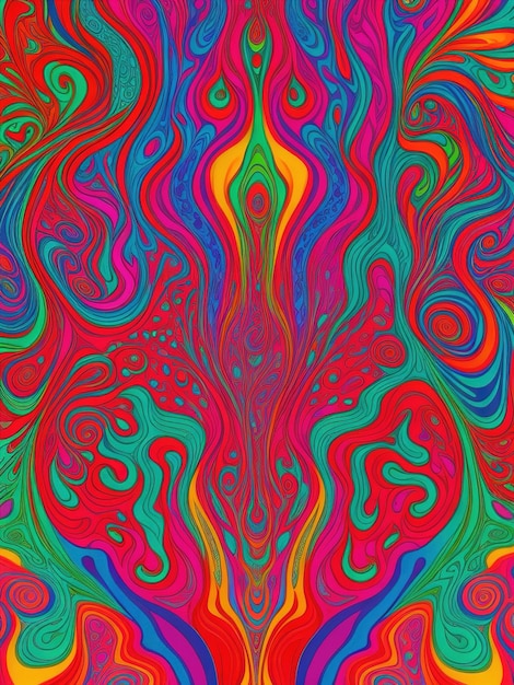 Photo psychedelic background wallpaper