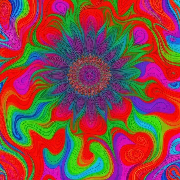 Photo psychedelic background wallpaper