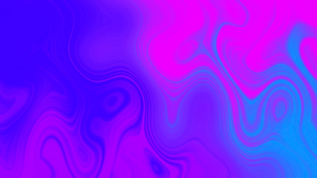 Psychedelic colored abstract background Liquid flowing paint in purple and blue colors