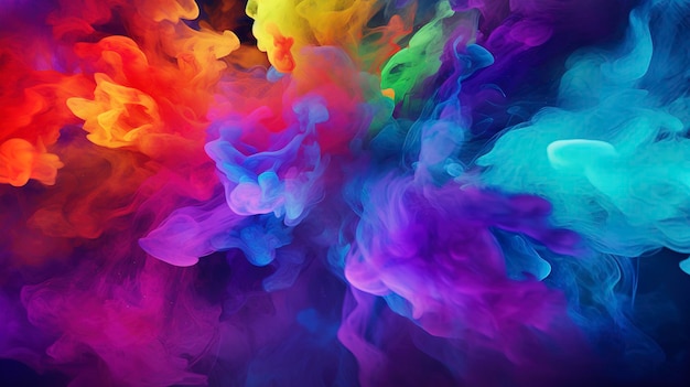 Psychedelic Colorful Haze