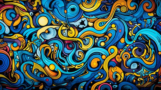 psychedelic pattern wallpaper or background