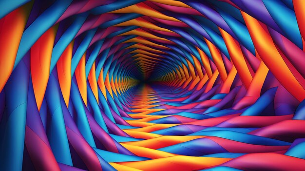 Psychedelic patterns forming a mesmerizing optimization