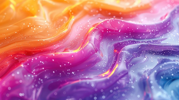 psychedelic rainbow liquid background