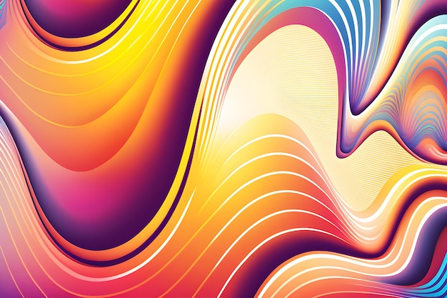 Photo psychic wave pattern background for modern graphic design colorful psychic pattern