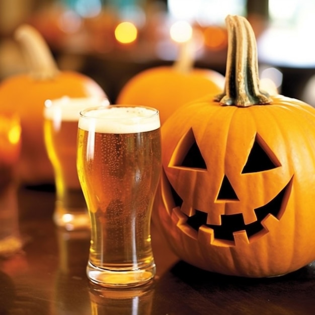 Pub biertuin groen gras glimlach Halloween Bash Organiseer een griezelig Halloween-feest