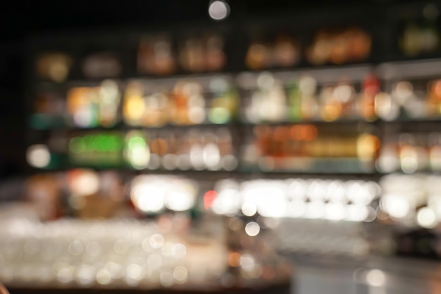 Pub Club Bar blurry and bokeh background image