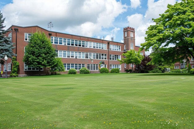 写真 公立学校の建物が発電された