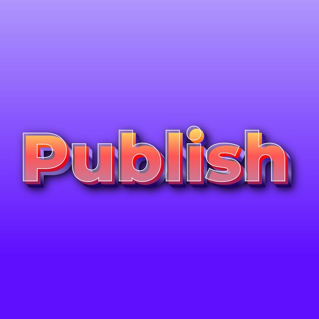 PublishText 효과 JPG 그라데이션 보라색 배경 카드 사진