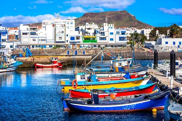 Puerto de las nieves - traditional fishing village in Gran Canaria