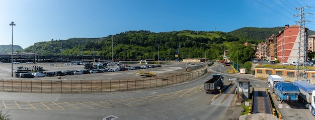 Puerto de Pasajes in the municipality of Lezo, the small coastal town in the province of Gipuzkoa, Basque Country