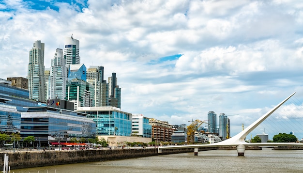 Puerto Madero Waterfront in the central business district of Buenos Aires