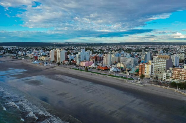 Puerto Madryn City entrance portal to the Peninsula Valdes natural reserve World Heritage Site Patagonia Argentina