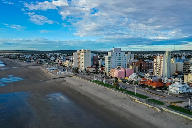 Puerto Madryn City entrance portal to the Peninsula Valdes natural reserve World Heritage Site Patagonia Argentina