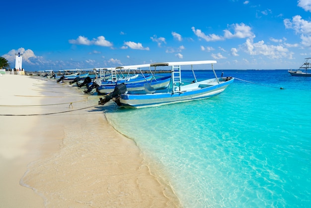 Puerto Morelos beach in Mayan Riviera