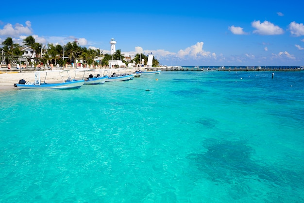 Puerto Morelos beach in Mayan Riviera