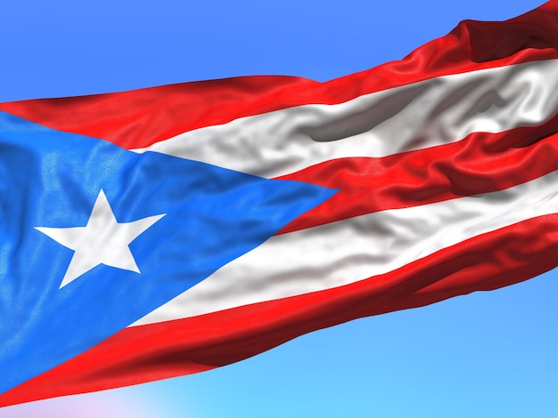 Puerto rico of flag