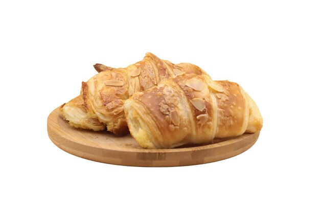 Puff Pastry on white background