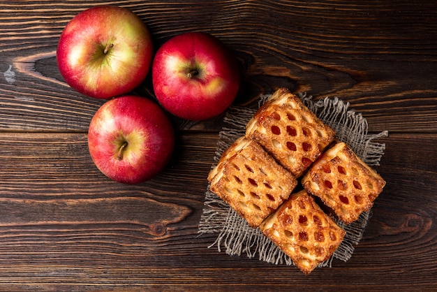 Puff pastry with apples