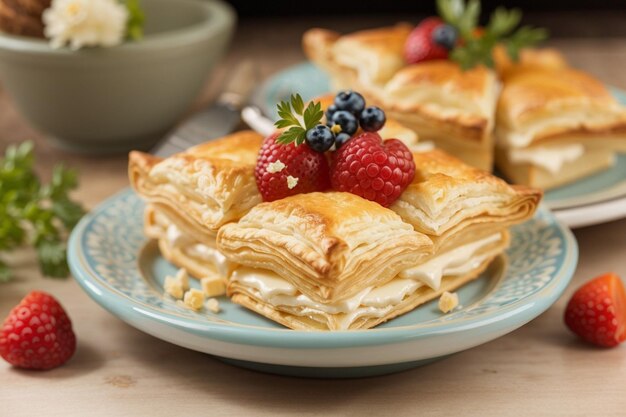 Puff Pastry with Cherry