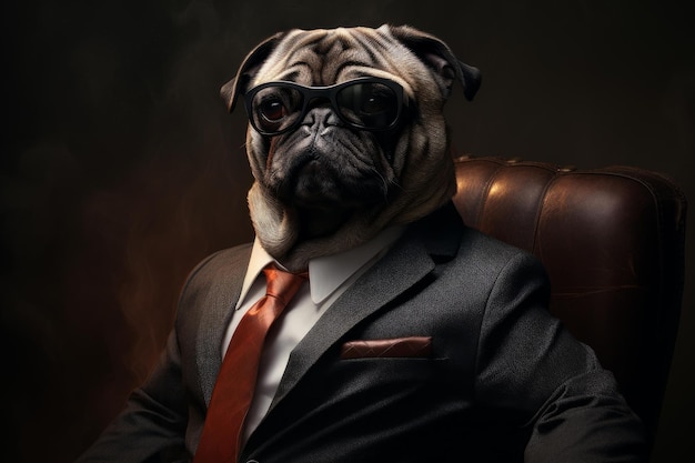 Pug boss Generate Ai