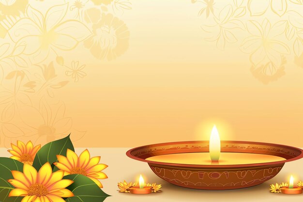 Photo puja thali prayer plate indian illustration background