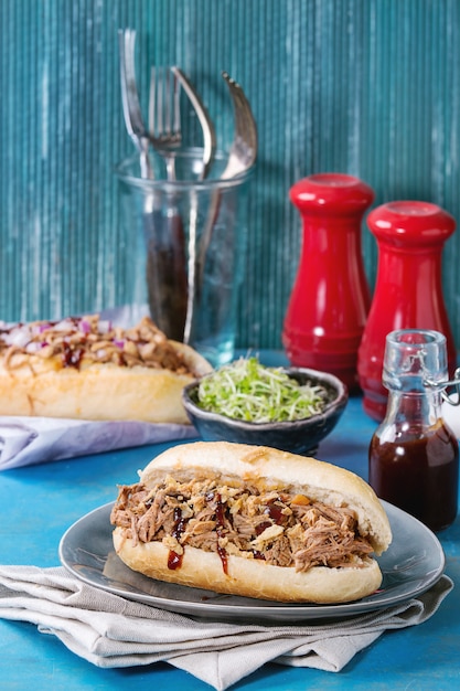 Pulled pork sandwiches