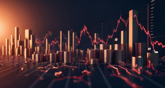The pulse of the market A visual symphony of financial data