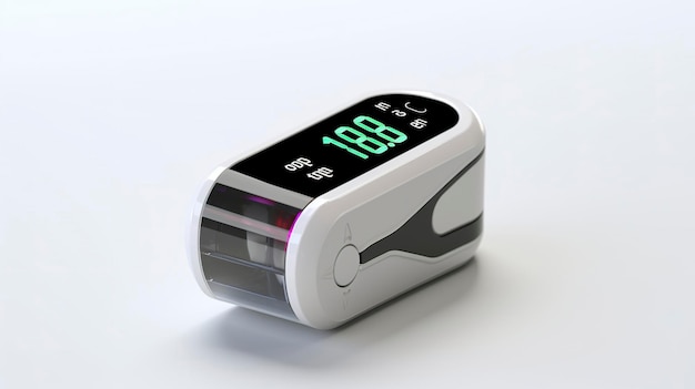 Pulse oximeter een full body shot van single