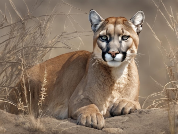 Puma portrait