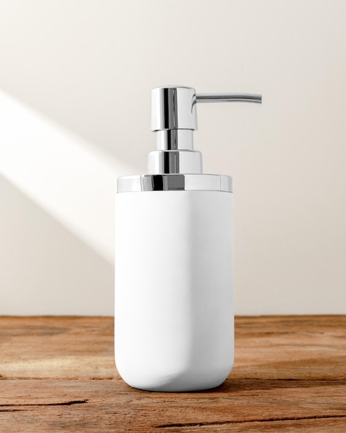 Pumpfles png mockup doorzichtig ontwerp