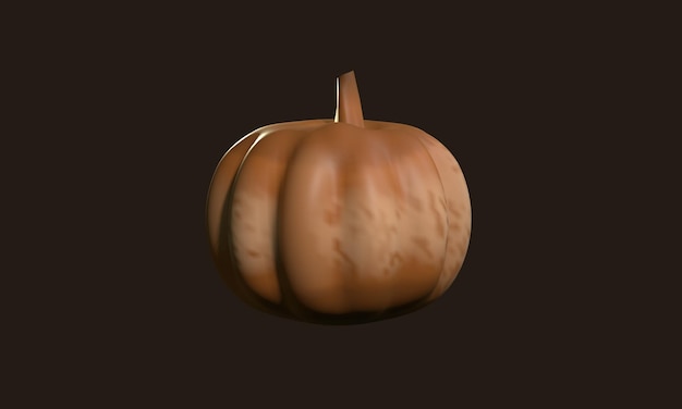 pumpkin 3d design for halloween event