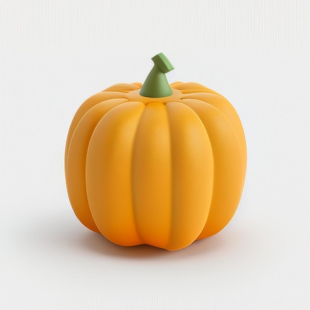 a pumpkin 3d icon