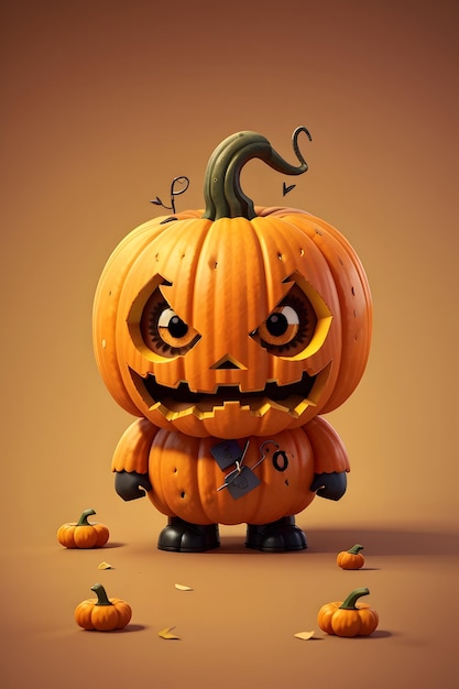 pumpkin 3D illustration