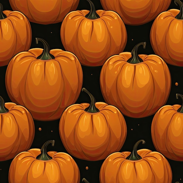 Pumpkin as seamless tiles