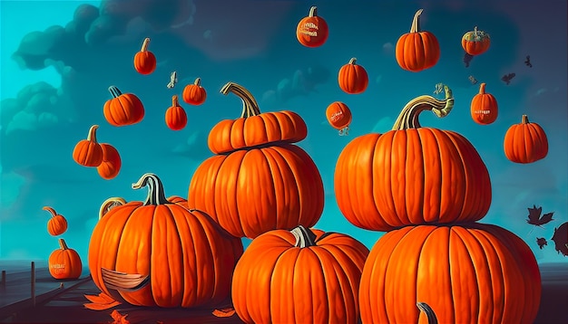 pumpkin background halloween