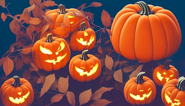 pumpkin background halloween