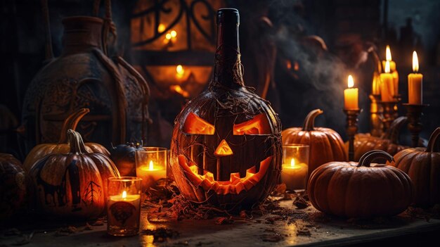 pumpkin bottles' tale a quirky halloween toast in wine