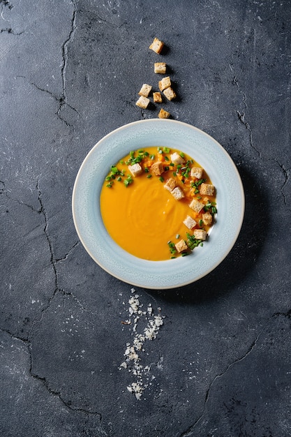 Pumpkin carrot soup