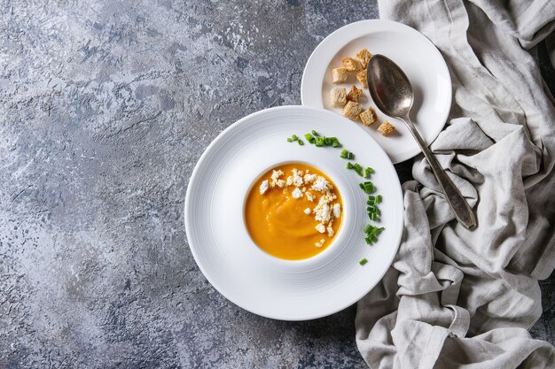 Pumpkin carrot soup