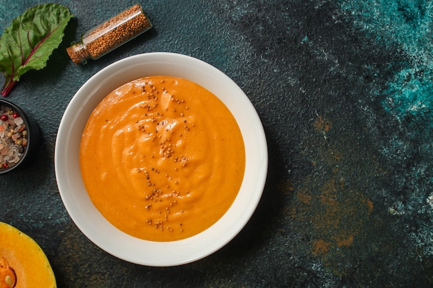 pumpkin or carrot soup