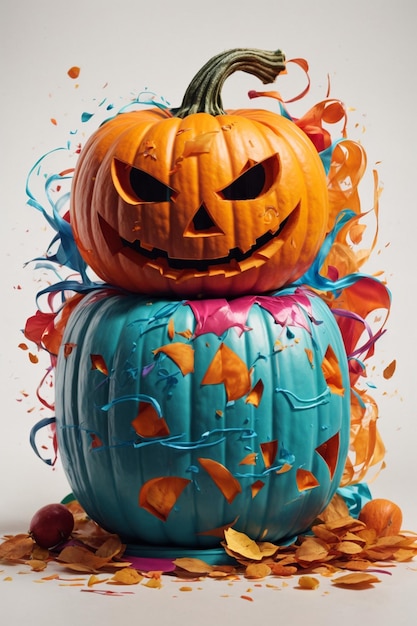 Pumpkin cartoon drawing