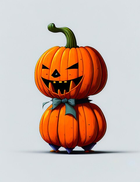 Pumpkin cartoon drawing