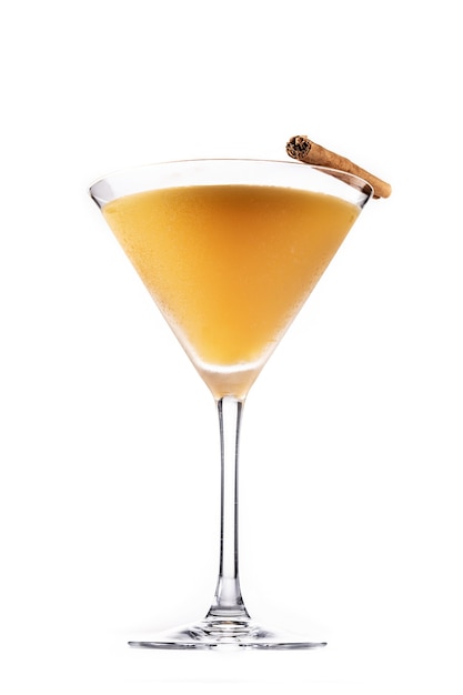 Pumpkin cocktail with cinnamon