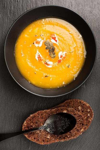 Pumpkin Cream Soup vertical