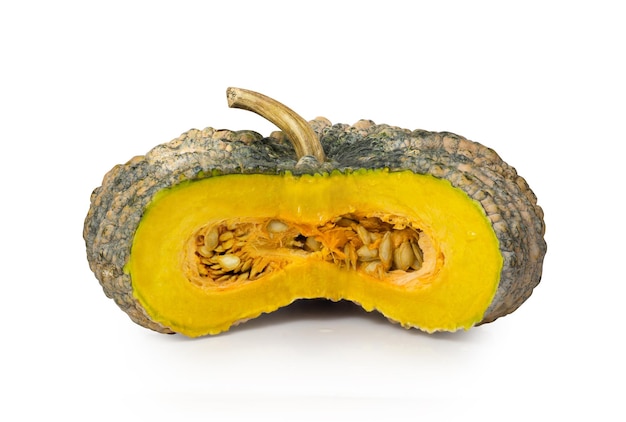 Pumpkin fruit isolated on white background