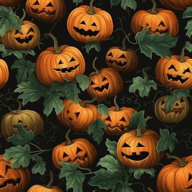 Pumpkin Harvest Delights Een feestelijke collectie van vintage Halloween patronen en herfst inspiratie