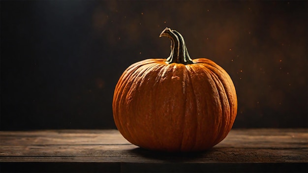 Pumpkin helloween photo dark theme
